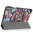 Case for Apple iPad Air 11" 6 gen. 2024 (A2902, Smartcase, graffiti