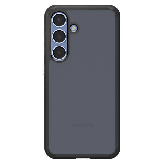 Spigen case for Samsung Galaxy S25, Ultra Hybrid, black / matte + 9H Tempered Glass