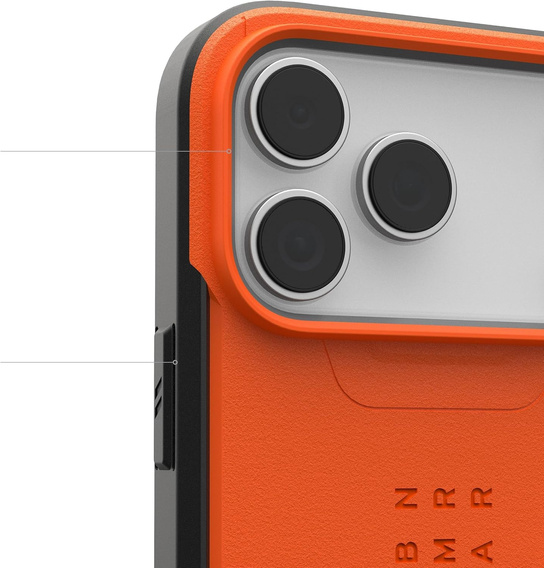 Urban Armor Gear case for iPhone 17 Pro Max, Civilian MagSafe, Orange