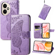 Flip case for Honor 400 5G, Butterfly, purple