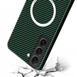 Case for Samsung Galaxy S23 Plus, Magsafe Slim Carbon, green