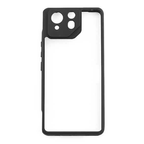 Case for ASUS ROG Phone 8 Pro, Fusion Hybrid, with camera protection, transparent / black