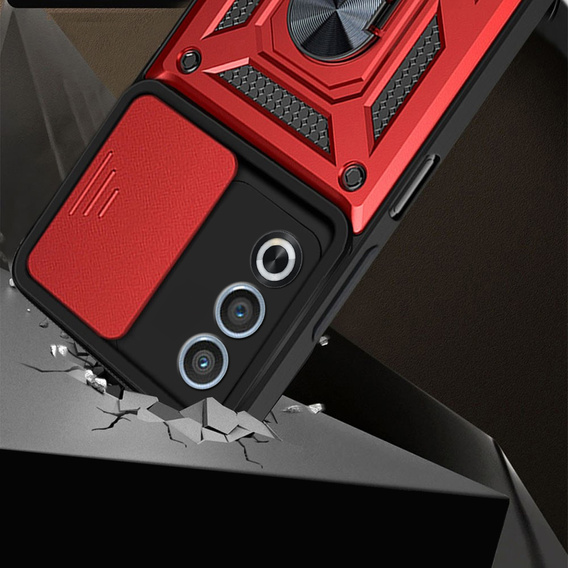Case for Oppo A80, CamShield Slide, red
