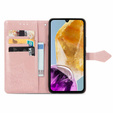 Flip case for Samsung Galaxy M15 5G, Mandala, pink