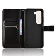 Flip case for Infinix Hot 50 4G, Crazy Horse Wallet, black