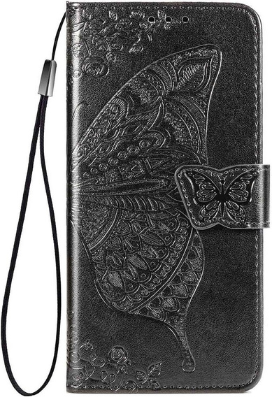 Flip case for Realme Note 50, Butterfly, black