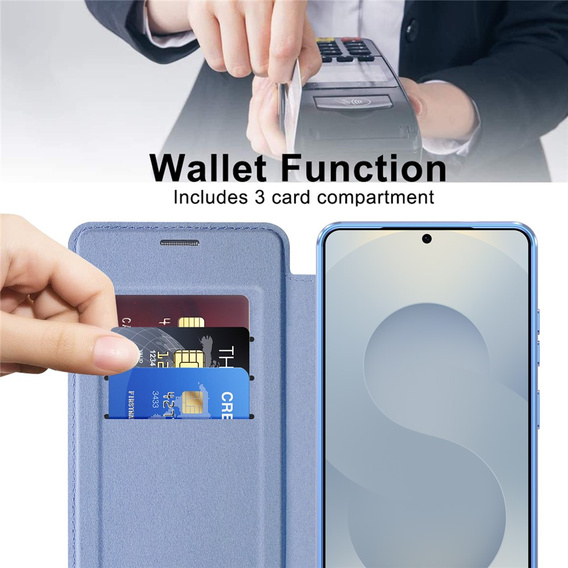 RFID Wallet MagSafe flip case with camera protection for Samsung Galaxy S26 Ultra