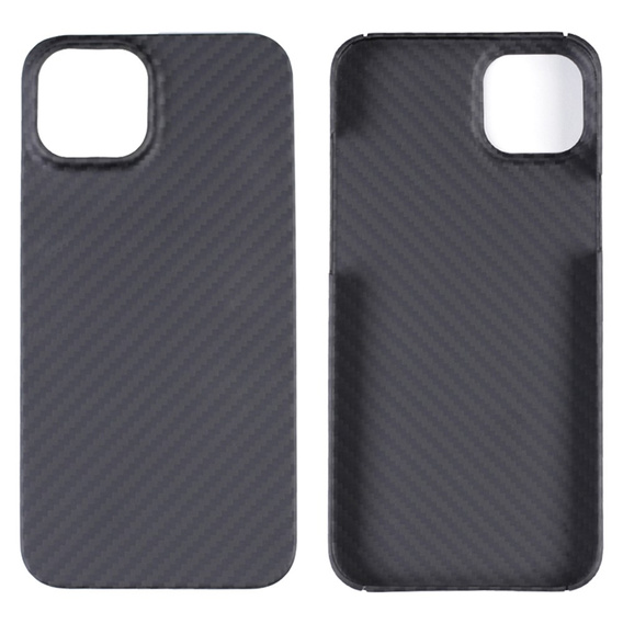 Case for iPhone 14, Aramid Fiber Cover, black