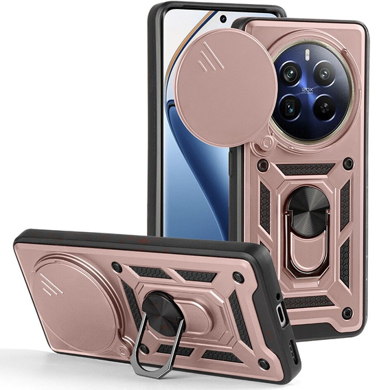 Case for Realme 12 Pro 5G / 12 Pro+ 5G, CamShield Slide, pink