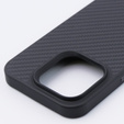 Case for iPhone 15 Pro, Aramid Fiber Cover, black