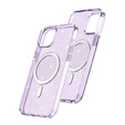 Case for iPhone 14, Dropproof MagSafe Glitter, purple