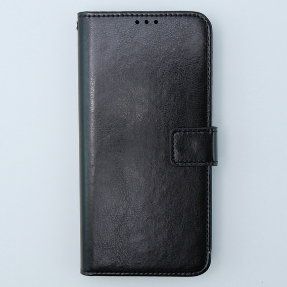 Flip case for Motorola Moto G54 5G, Crazy Horse Wallet, black