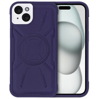 Case for iPhone 15 Plus, ERBORD Armor Mag, purple