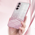 Glitter Case CamShield for Samsung Galaxy A37 5G, pink