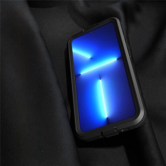 Waterproof case for Samsung Galaxy S24, Redpepper, for MagSafe, black