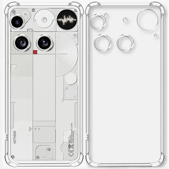 Case for Nothing Phone 3 5G, Dropproof, transparent