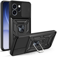 CamShield Slide armoured case with camera cover and ring for Oppo Reno 15 Pro, black