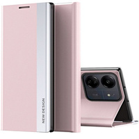 Flip case for Xiaomi Redmi 13C / Poco C65, Side Magnetic, pink