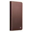 Qialino leather flip case for Samsung Galaxy S26 Ultra, brown