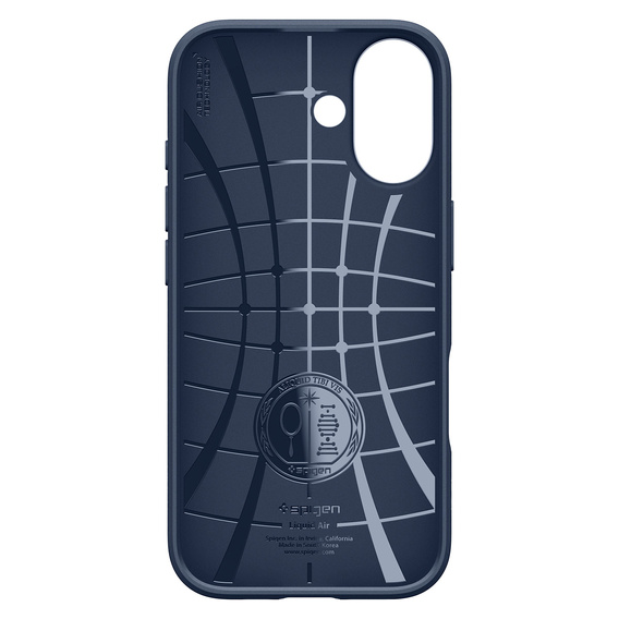 Spigen Liquid Air Case for iPhone 17, Navy Blue