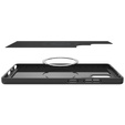 Spigen case for Samsung Galaxy S25 Ultra, Thin Fit Mag, black + 9H tempered glass