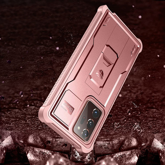 Armored case for Samsung Galaxy Note 20 Ultra, Dexnor Full Body, pink