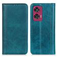 Flip case for Motorola Edge 50 Fusion 5G, Split Leather, green