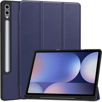 Case for Samsung Galaxy Tab S10 Ultra, Smartcase with stylus space, dark blue