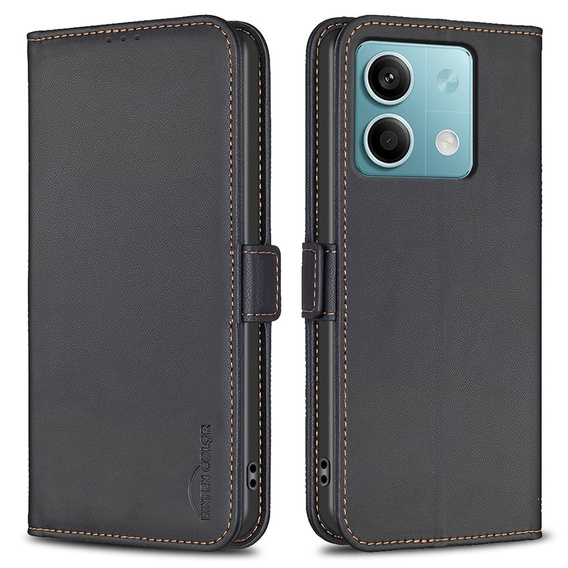 Flip case for Xiaomi Redmi Note 13 5G, BINFEN Wallet, black