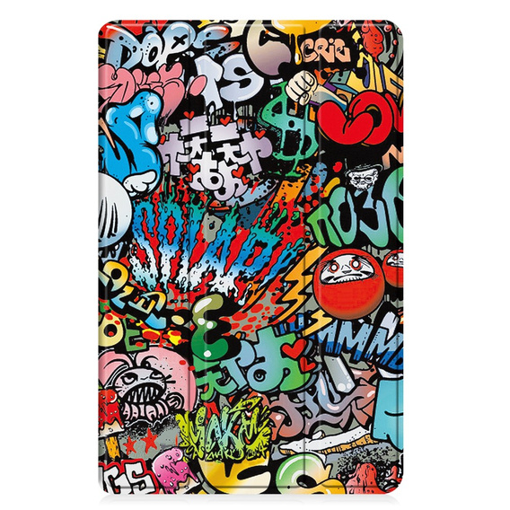 Case for Samsung Galaxy Tab A9+, Smartcase, graffiti