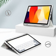 Case for Xiaomi Redmi Pad SE 11", Smartcase Hybrid, with stylus space, white