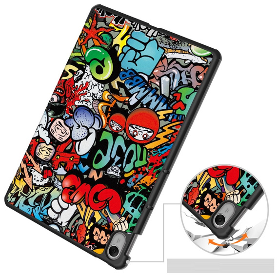 Case for Huawei MatePad 11.5, Smartcase, graffiti
