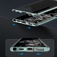 Magnetic Dual Glass MagSafe case for Samsung Galaxy S24+ Plus, green