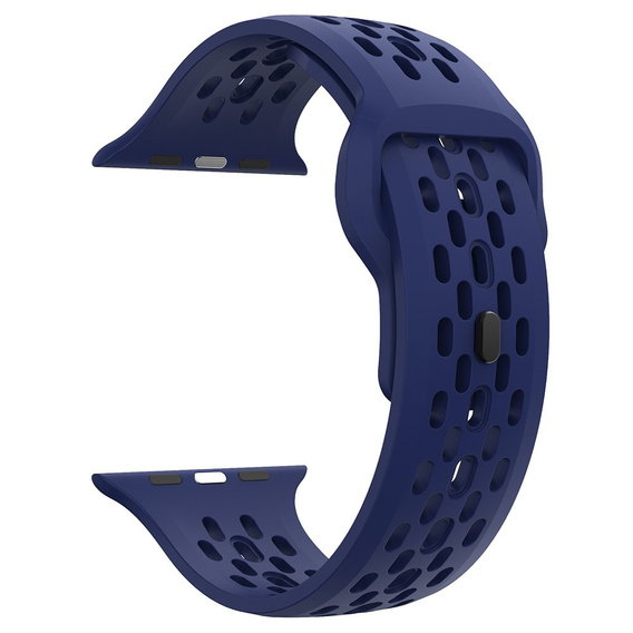 Silicone Strap for Apple Watch 1/2/3/4/5/6/7/8/SE/ULTRA 42/44/45/49MM, Navy Blue