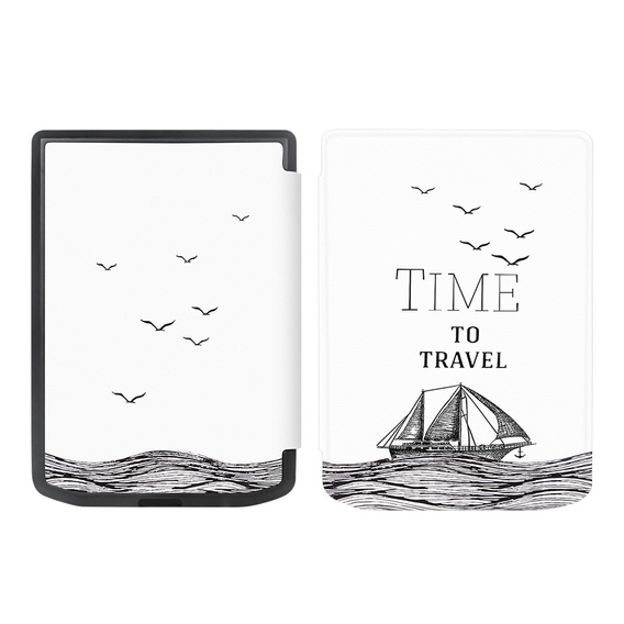Case for PocketBook Verse / Verse Pro, Smartcase, Time to travel