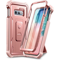 Armored case for Samsung Galaxy S10e, Dexnor Full Body, pink rose gold