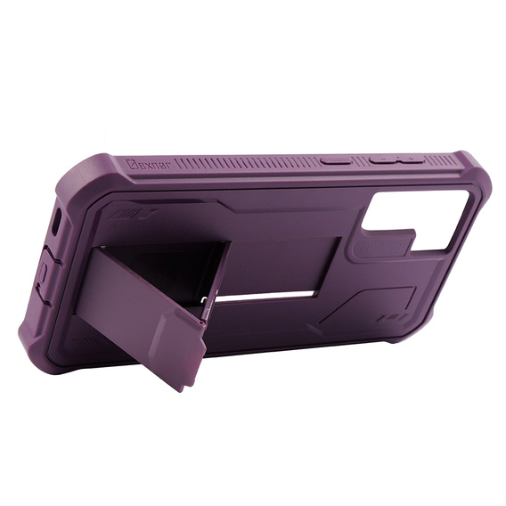 Armored case for Samsung Galaxy S21 FE, Dexnor Full Body, dark purple