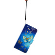 Flip case for Xiaomi Redmi Note 12S, Wallet Butterfly, blue