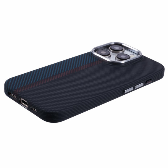 MagSafe's iPhone 13 Pro Max Case, Carbon Fiber, black / blue
