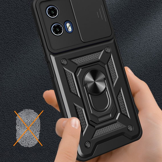Case for Motorola Moto G24 / G24 Power / G04, CamShield Slide, black