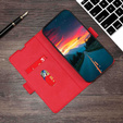 Flip case for Motorola Edge 30 Neo 5G, Wallet Thin Magnet, red