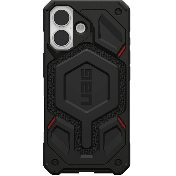 Urban Armor Gear Case for iPhone 15 Plus, Monarch Pro Kevlar MagSafe, black