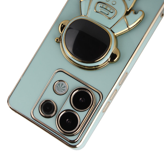 Case for Xiaomi Redmi Note 13 Pro 5G, Astronaut, green + 9H Tempered Glass