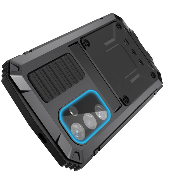 Armored case for Samsung Galaxy S25, R-JUST, black