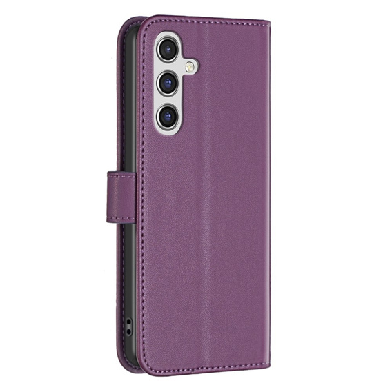 Flip case for Samsung Galaxy A35 5G, BINFEN Wallet, dark purple