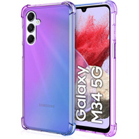 Case for Samsung Galaxy M34 5G, Gradient Dropproof, Purple / blue