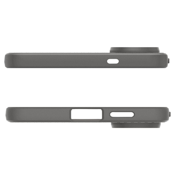 Spigen case for Samsung Galaxy S25, Liquid Air, black + 9H Tempered Glass