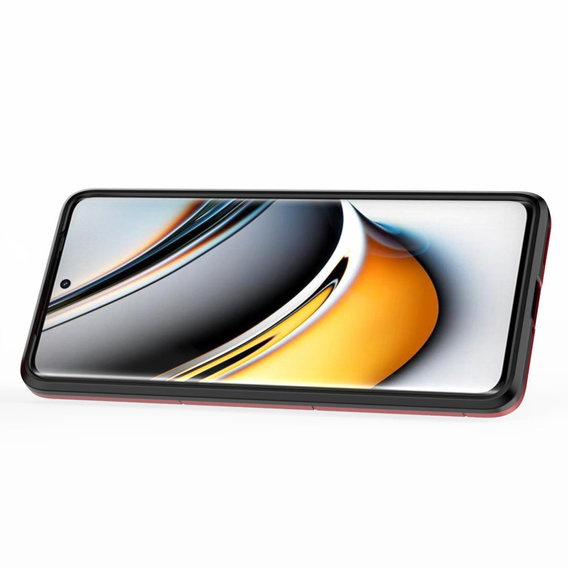 Case for Realme 11 Pro / 11 Pro +, Kickstand Ring, red