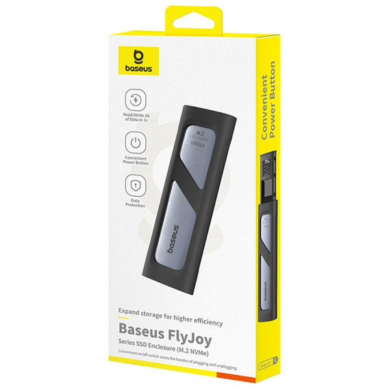 Baseus FlyJoy Series SSD Enclosure for M.2 NVMe drives