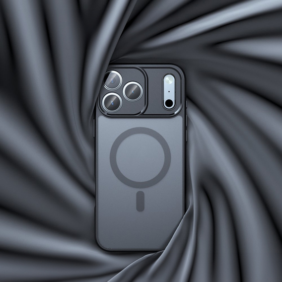 Matt Case for iPhone 17, for Magsafe, matt black